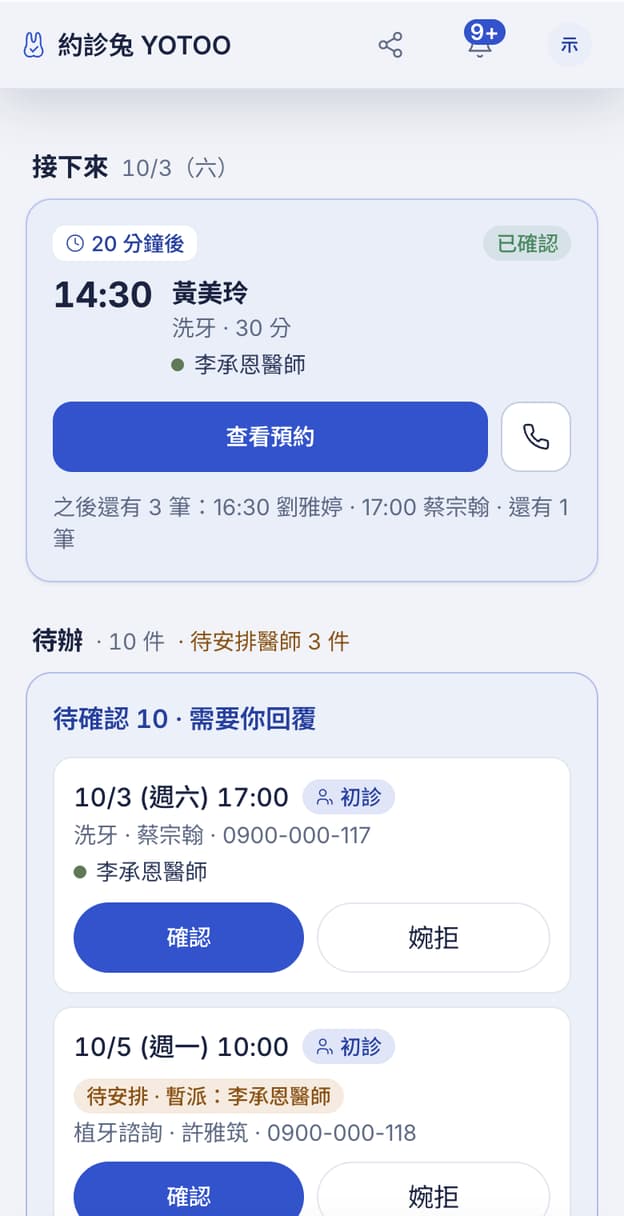 手機上的今日頁